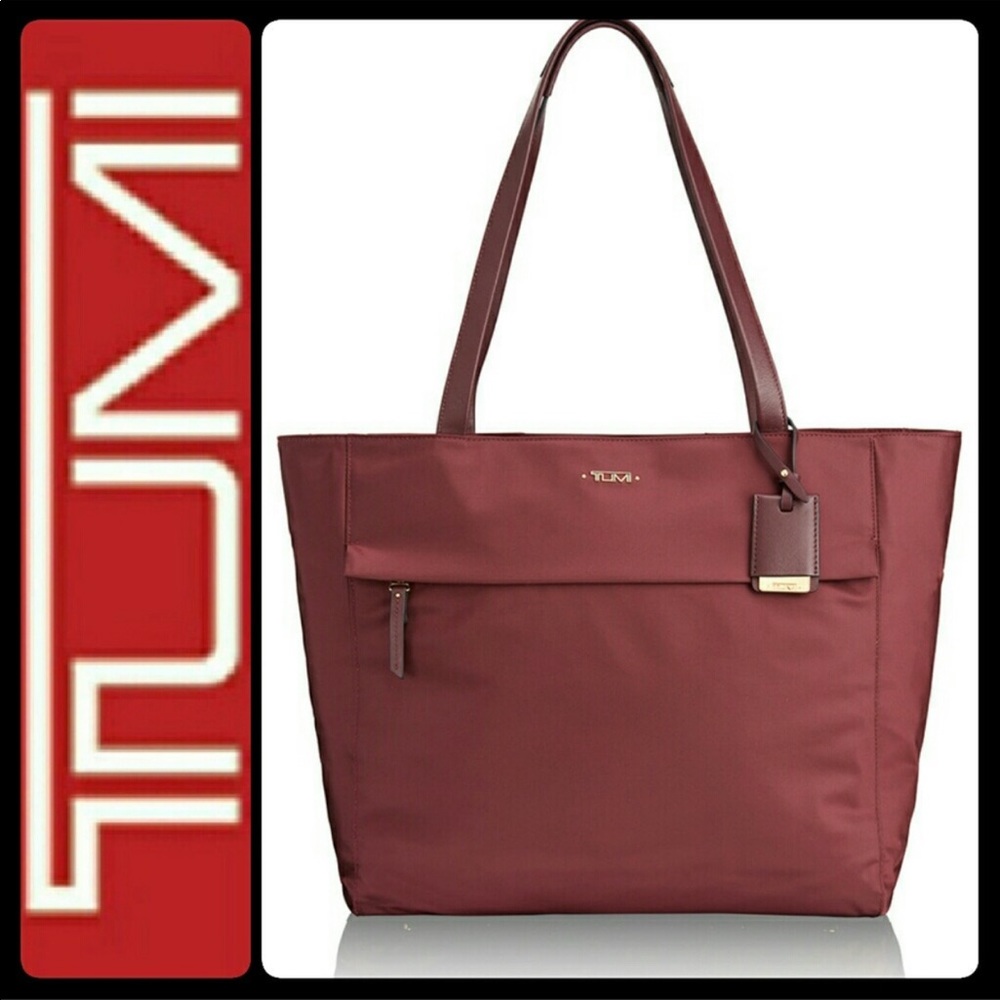 Tumi Voyageur Tote Handbag in red